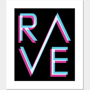 Techno Rave Tshirt Rave Posters and Art